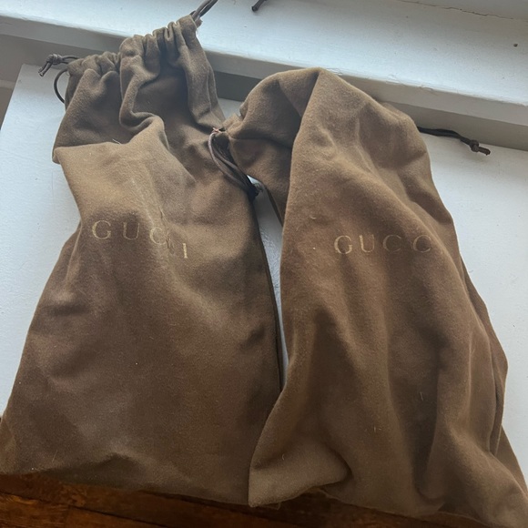 Gucci buckle monogram mules - Picture 5 of 8